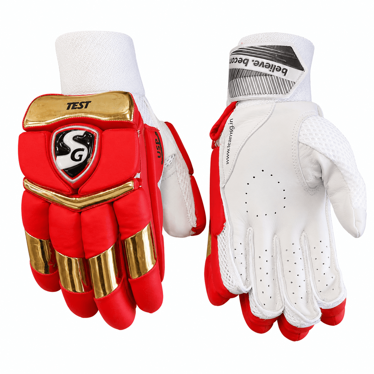 SG Test RCB Cricket Batting Gloves