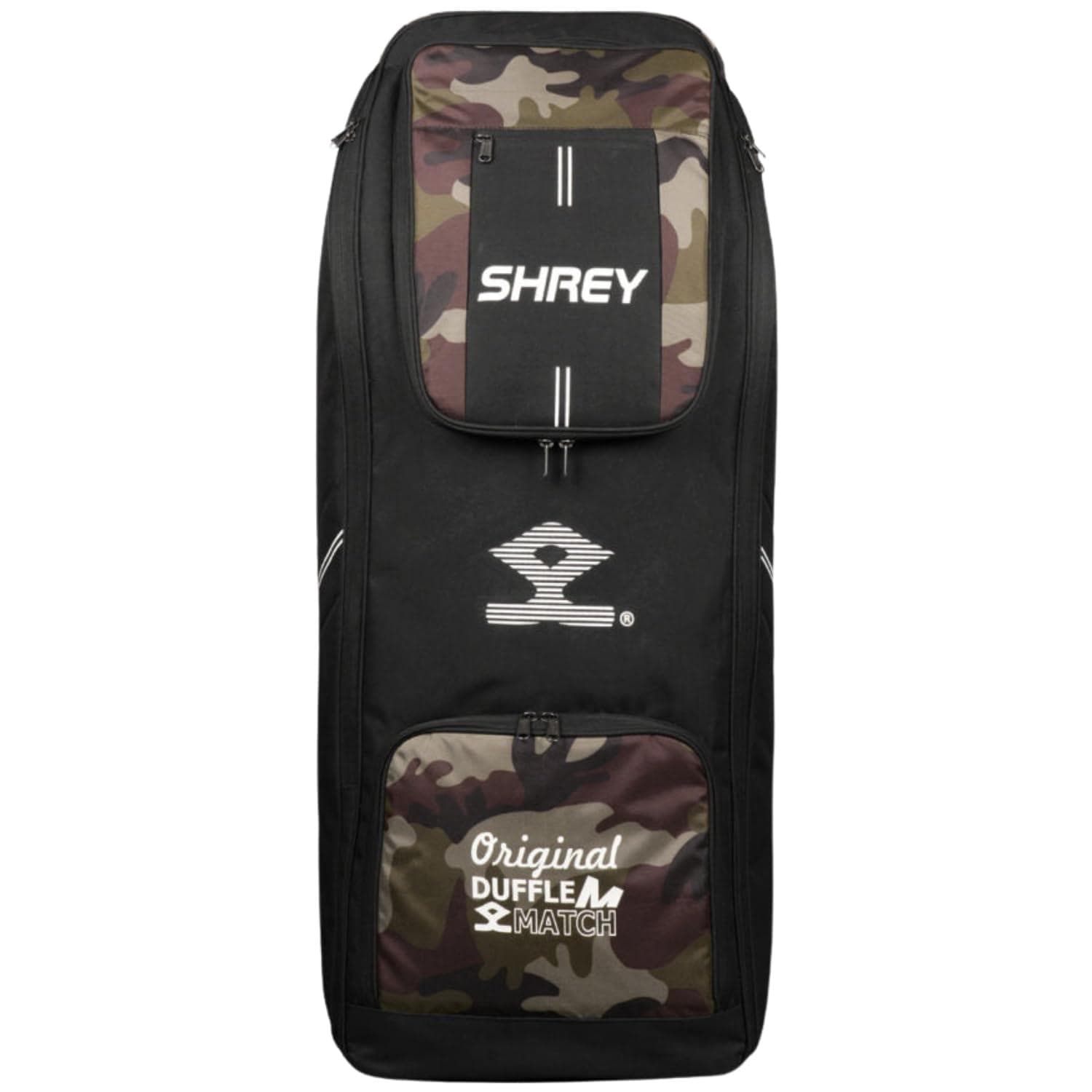 Shrey Match Duffle Wheelie 2.0 Camouflage Cricket Kitbag