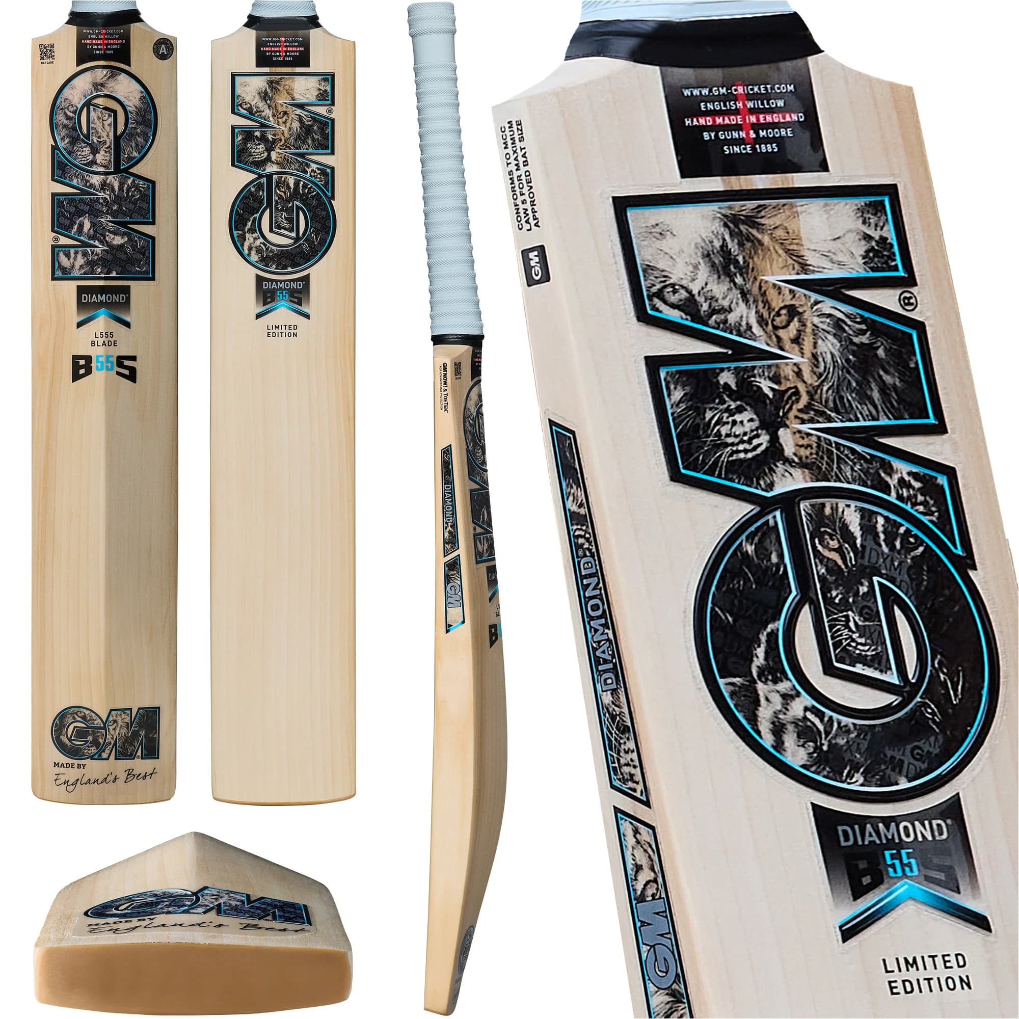 GM Diamond 808 English Willow Junior Cricket Bat
